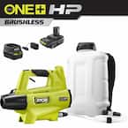 ONE+ HP 18V Brushless Cordless 3 Gal. Backpack Fogger/Sprayer with 2.0 Ah Battery and Charger