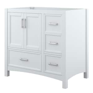 Everleigh 36 in. W x 22 in. D x 34 in. H Bath Vanity Cabinet Only in White