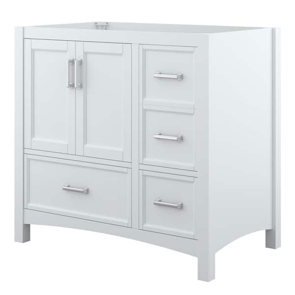 Foremost Everleigh 36 in. W x 22 in. D x 34 in. H Bath Vanity Cabinet Only in White