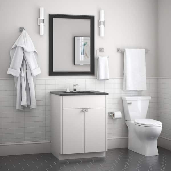 Bathroom Vanity Light 5 Piece Hardware Accessory Set Towel Bar Chrome Finish New 