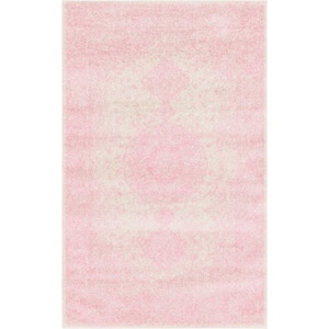 Bromley Midnight Pink 3 ft. x 5 ft. Area Rug