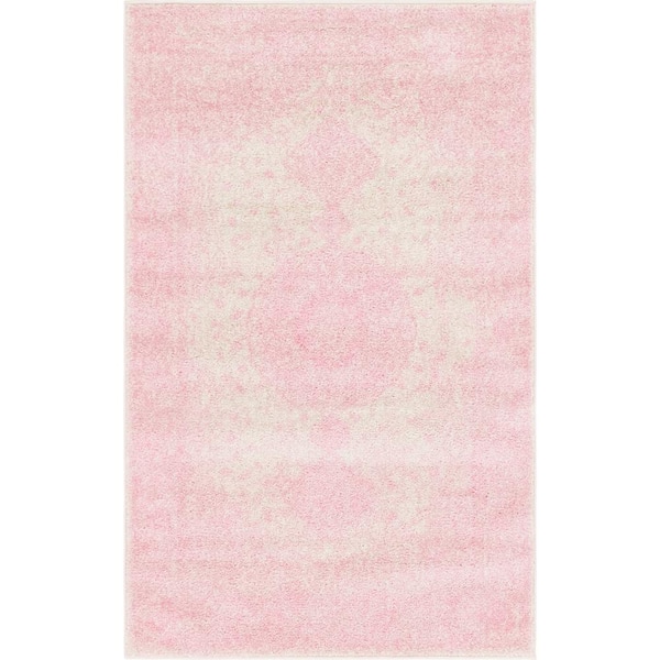 Unique Loom Bromley Midnight Pink 3 ft. x 5 ft. Area Rug