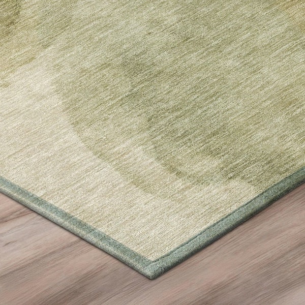Chantille Machine Washable Indoor/Outdoor Abstract ACN2969 Gold 10 ft. x 14 ft. Area Rug