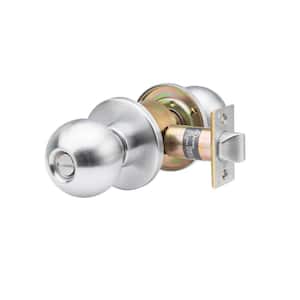 HVB Series Heavy Duty Stainless Steel Grade 1 Commercial Cylindrical Privacy Bed/Bath Door Knob with Lock