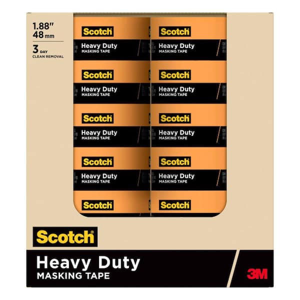 3M Scotch 1.41 in. x 60 yds. Heavy Duty Grade Masking Tape 2020+-36AP - The  Home Depot