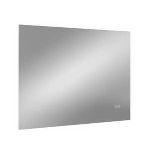 Dasya 23.62 in. W x 31.5 in. H Rectangular Frameless Defog 3 CCT Integrated LED Wall Bathroom Vanity Mirror