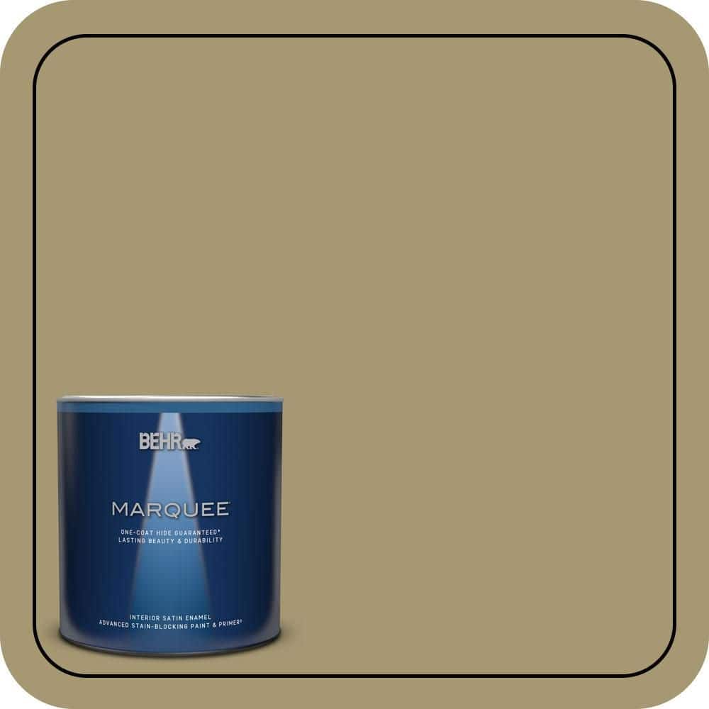 1 qt. #S330-5 Dried Chive One-Coat Hide Satin Enamel Interior Paint & Primer price history on PriceWatchPro