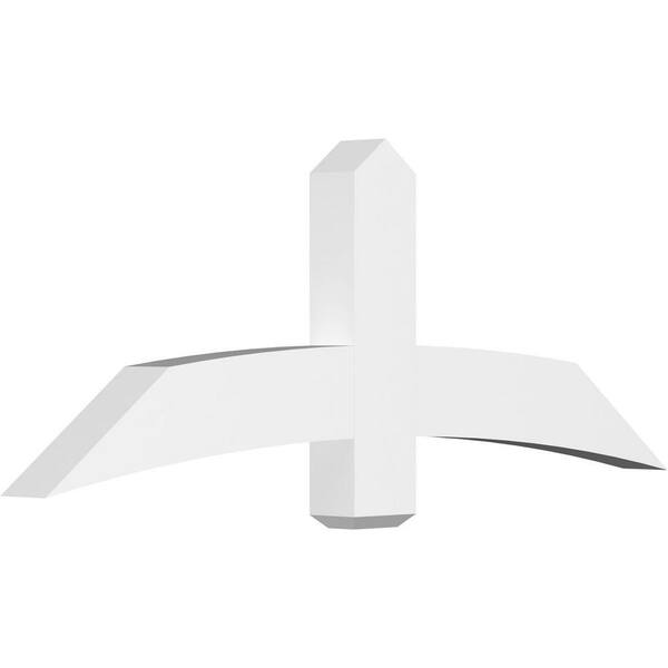 Ekena Millwork Bellingham 60 in. W x 22.5 in. H x 4 in. D Signature Polyurethane Bracket