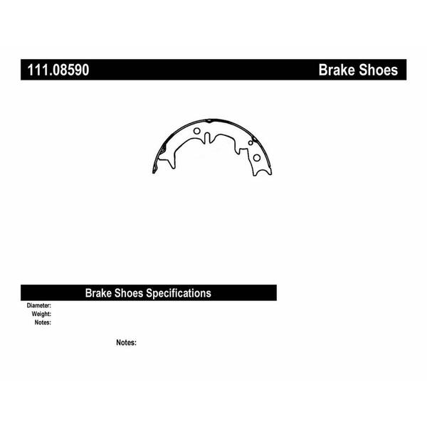 Centric Parts Parking Brake Shoe