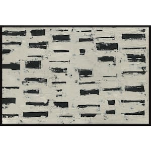 ''Equality'' by Parvez Taj Floater Framed Canvas Abstract Art Print 40 in. x 60 in.