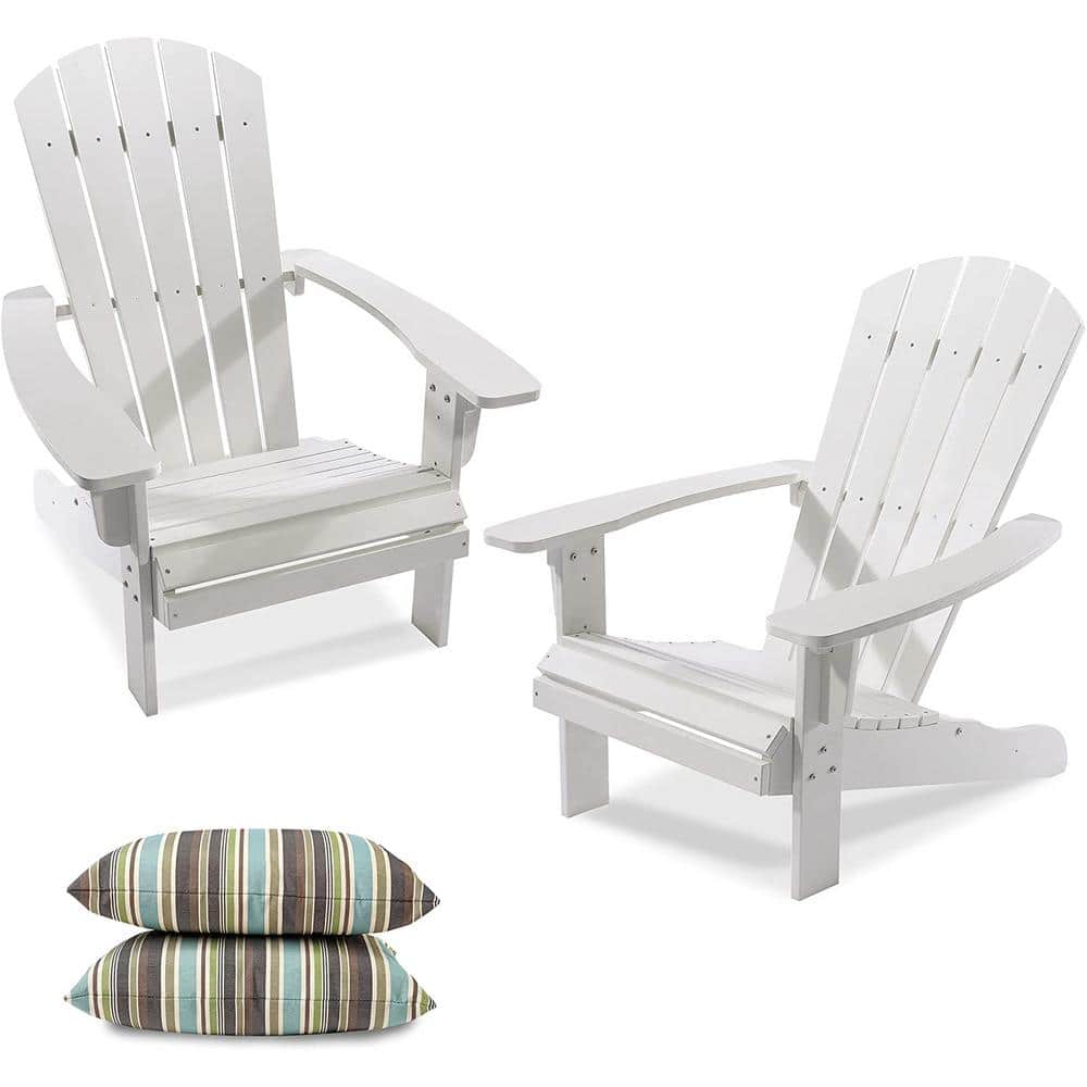 JAVABODA White Outdoor Living Poly Lumber Material Composite Adirondack