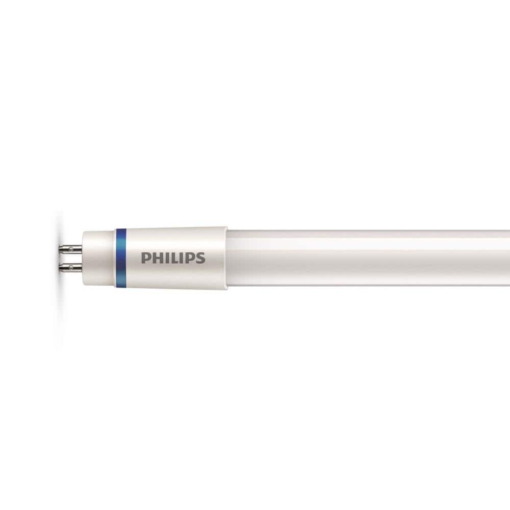 Philips 28W Equivalent 46 in. High Efficiency Linear T5 Type A InstantFit  Cool White LED Tube Light Bulb (4000K) (1-Pack) 542423 - The Home Depot