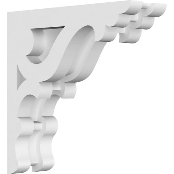 Ekena Millwork 1-7/8 in. x 6 in. x 6 in. PVC Cornelia Corbel
