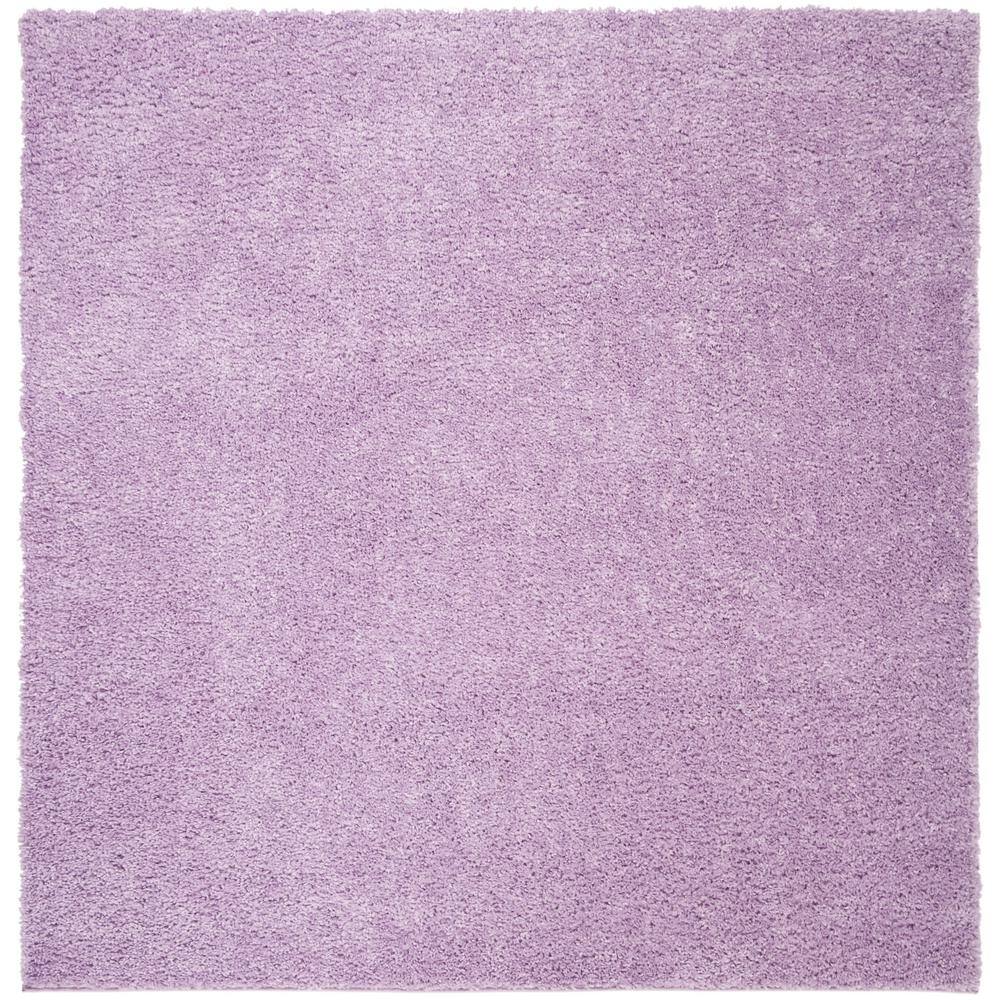 August Shag Lilac 4 ft. x 4 ft. Solid Square Area Rug price history on PriceWatchPro