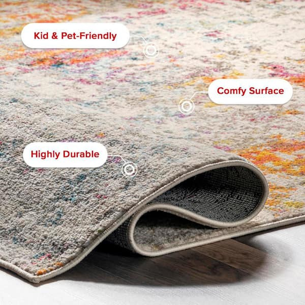 nuLOOM Cezanne Modern Multi 9 ft. x 12 ft. Area Rug KKCB55A-9012