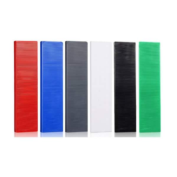 Plastic Flat Structural Tile Plastic Shims for Leveling, 3 /64,5/64,1/8,5/ 3 2,1 3 /64,15/64 480 Peaces