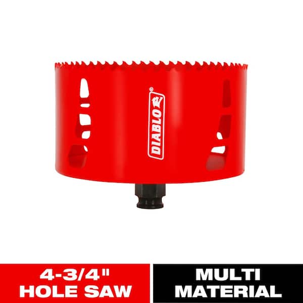 4-3/4 in. Bi-Metal Hole Saw with 2-3/8 in. Cutting Depth