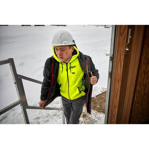 Milwaukee 306HV-20 M12 Heated Hoodie Hi-Vis, 2x