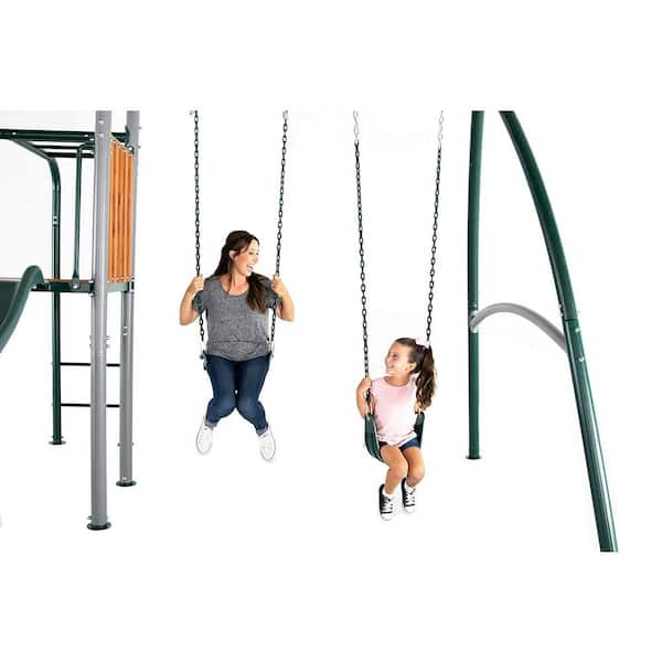 big ridge metal swing set