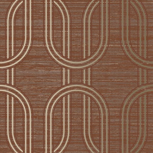 Boutique Indulgent Geo Ruby Wallpaper