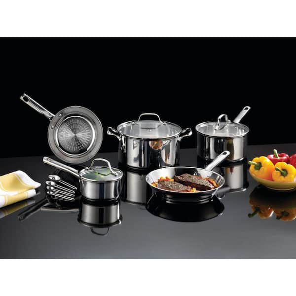 Reviews for T-fal Performa Pro 12-Piece Stainless Steel Nonstick Cookware  Set