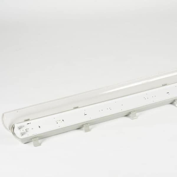 toggled 4 ft. 2-Light, 32-Watt, T8/T12 LED White Vapor Tight 6500K (LED Tubes Included)