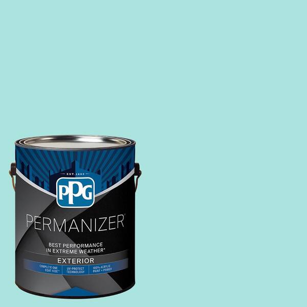 PERMANIZER 1 gal. PPG1232-3 Silent Ripple Semi-Gloss Exterior Paint