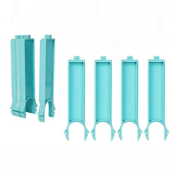 Cooling Rack Stacker Plastic Blue Cooling Rack Organizer Stacking Clips for Bread Cookie Cake Large 4pcs