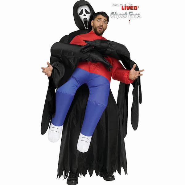 Fun World Adults Scream Ghost Face Piggyback Inflatable Costume - Adult Halloween Costume