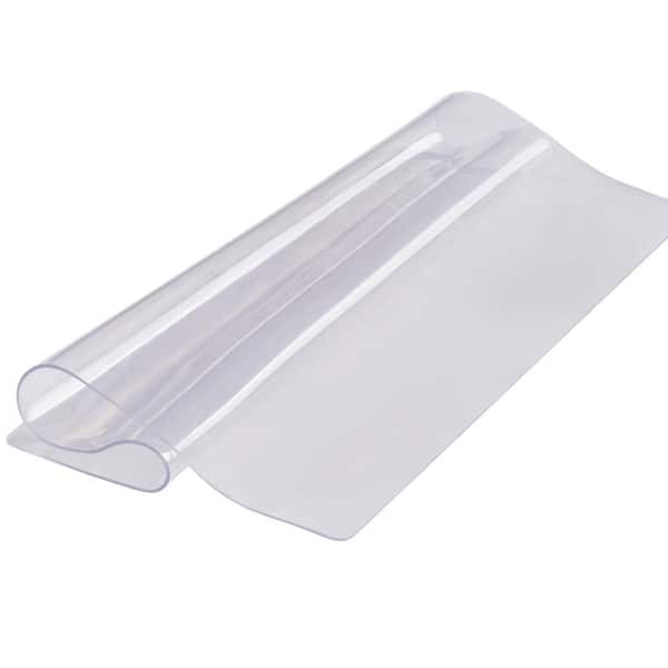 VEVOR Clear Table Cover Protector 12 in. x 12 in. /305 x 305 mm Table Cover 1.5 mm Thick PVC Plastic Tablecloth Nature