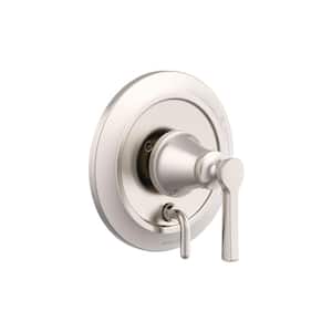Northerly 1-Handle Pressure Balance Trim Kit in Brushed Nickel with Diverter on Valve (Valve Not Included)