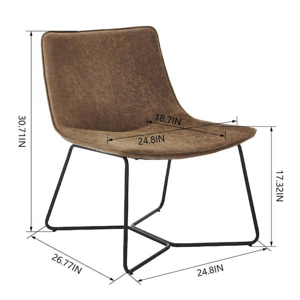Oakburne Camel Brown Upholstered Accent Chair