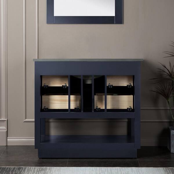 WOODBRIDGE Venice 43 in.W x 22 in.D x 38 in.H Bath Vanity in