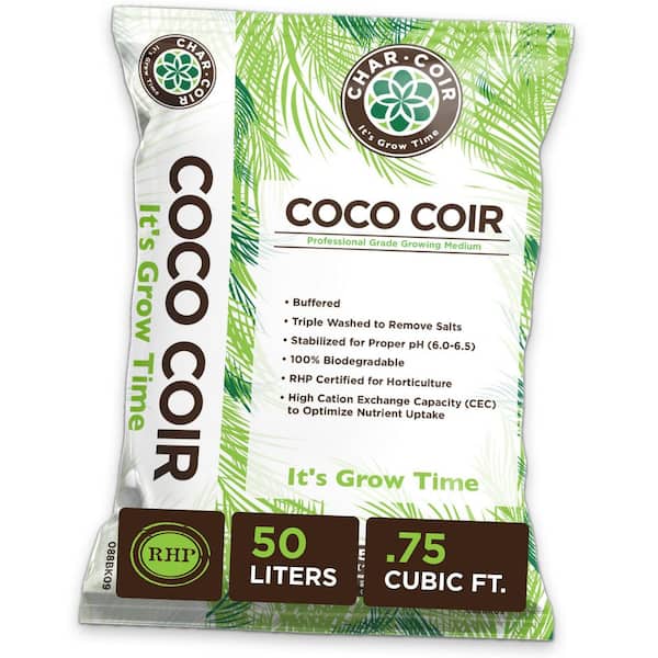 26 lb. (1.75 cu. ft.) Organic Loose Coconut Coir Growing Medium Soil Amendment (1-Pack)