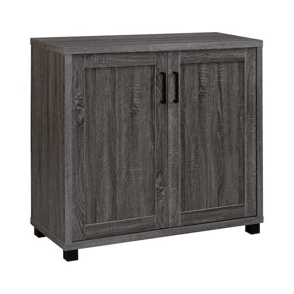 Coaster Weathered Grey Accent Cabinet with 2-Doors