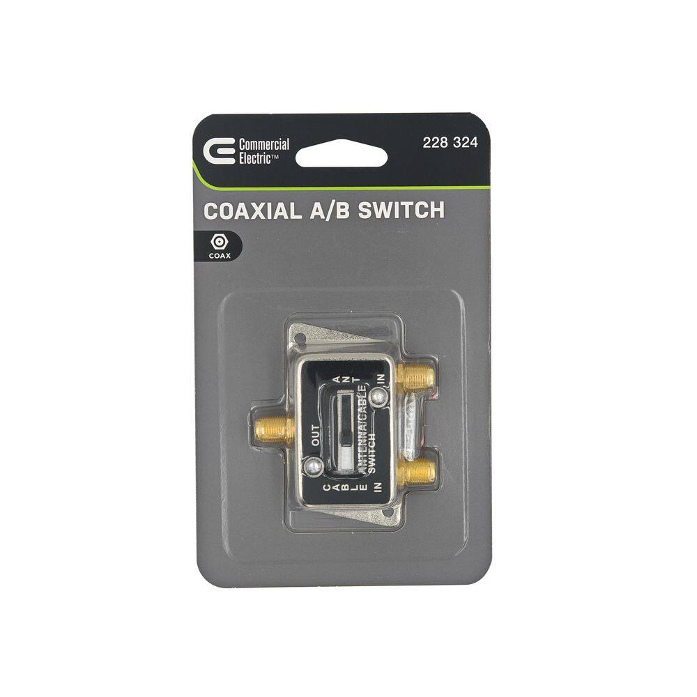 Commercial Electric Coax A/B Switch FS-CABS01 - The Home Depot