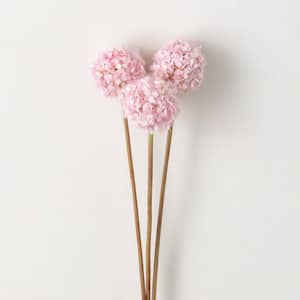 22 in. Artificial Pink Allium Spring Bunch
