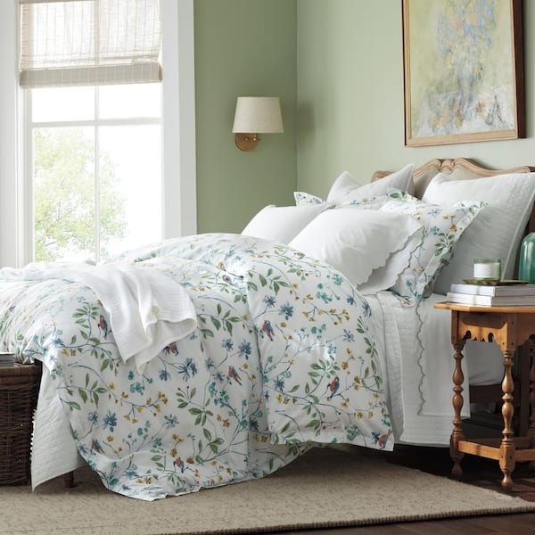 Company Cotton Bird in Spring Sateen Pillowcases