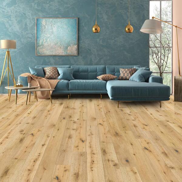 HERITAGE MILL LUXE Extra Wide and Long Seaside 9/16 in. T x 7.5 in. W x up to 72 in. L Engineered Wood Flooring (22.82 sq. ft. / case) PI1003