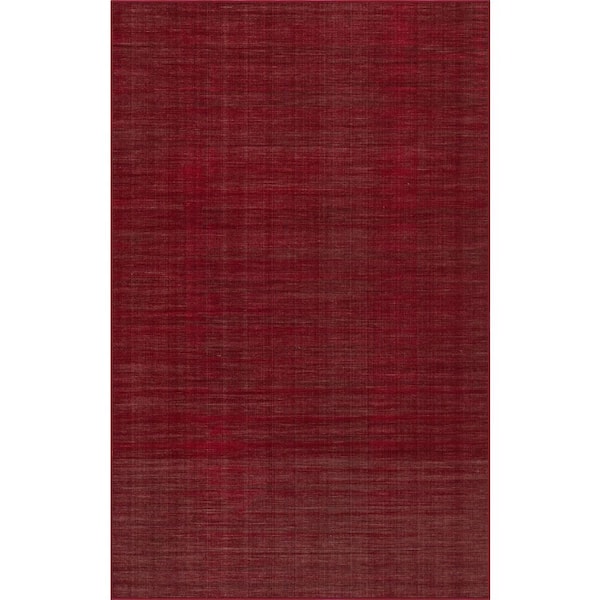 Unique Loom Williamsburg Solid Red 5' 0 x 8' 0 Area Rug