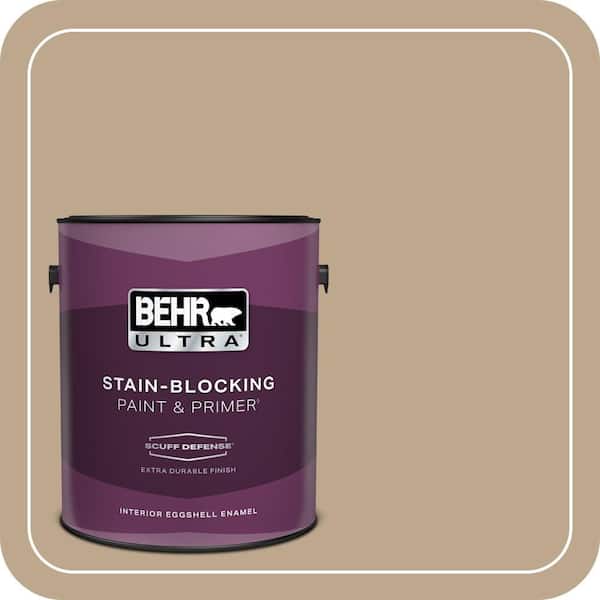 BEHR ULTRA 1 gal. #MQ2-25 British Khaki Extra Durable Eggshell Enamel Interior Paint & Primer