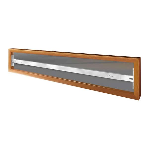 Swing-away 62 in. to 74 in. W x 6 in. H Adjustable Width 1-Bar Window Guard, White