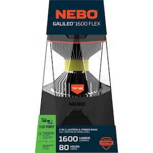 Galileo 1600 Lumen Flex-Fuel Rechargeable Lantern with Power Bank