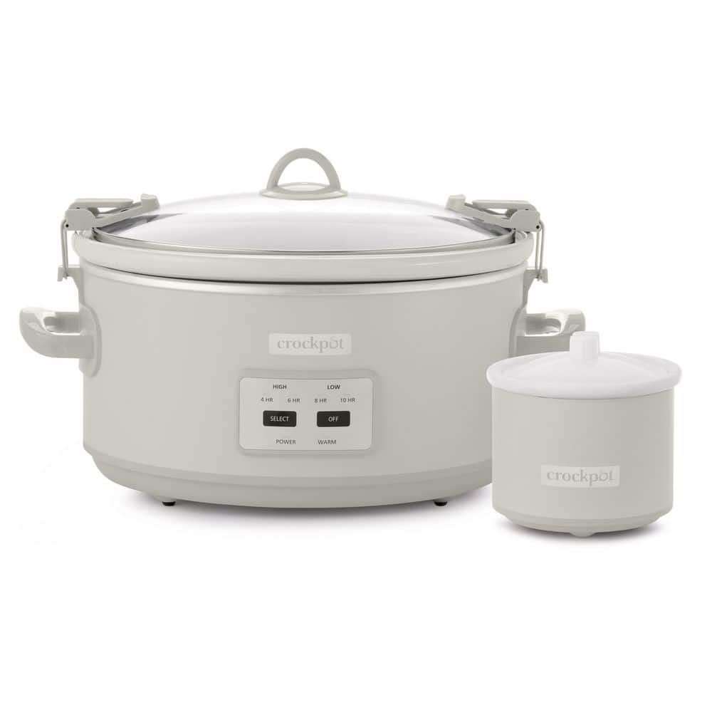 Crock-Pot 7 qt. Mushroom Slow Cooker with Cook and Carry 2157188