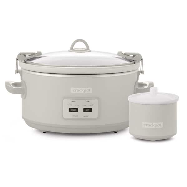 7 qt. Mushroom Slow Cooker with Cook and Carry
