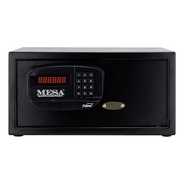 MESA 1.2 cu. ft. All Steel Hotel Safe with Electronic Lock, Black