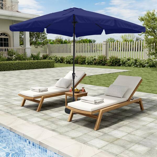 29 lbs. Round Water Filled Patio Umbrella Base in Black