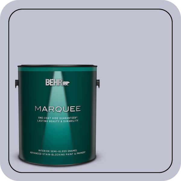 BEHR MARQUEE 1 gal. #S560-2 Lavender Honor Semi-Gloss Enamel Interior Paint & Primer