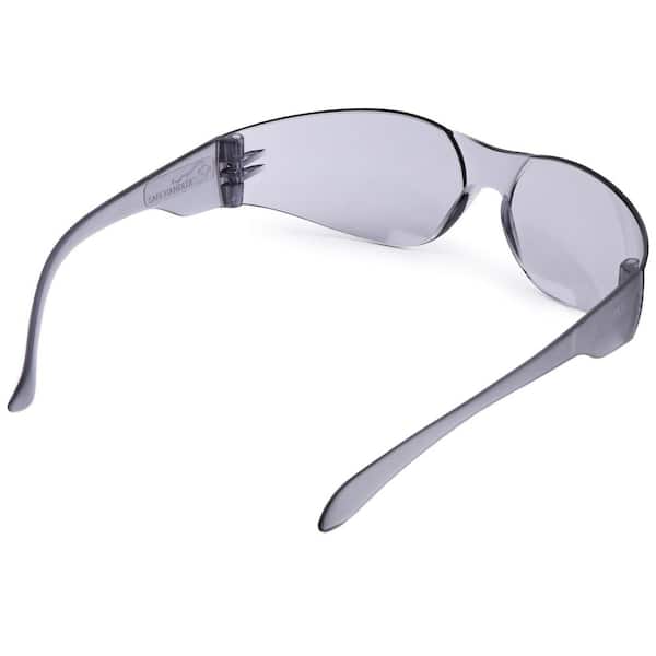 BISON LIFE Gray, Crystal Color Lens Color Temple Safety glasses