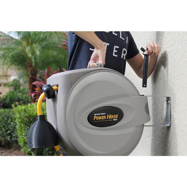Power Products USA 5/8 in. x 75 ft. Retractable Hose Reel BL-GW075
